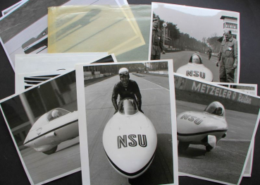 NSU Flying Cigar Motorbike-Racingvehicle 1956 thirteen Factoryphotos (10148)